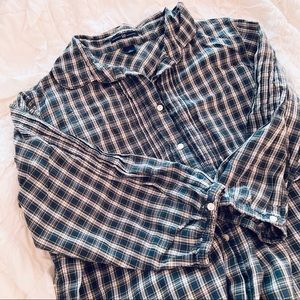 Gap Plaid Button Down